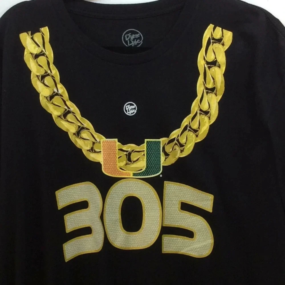 Miami Florida University Area Code 305 T-Shirt XL